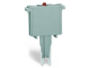 Component plug; for carrier terminal blocks; 1-pole; 5 mm wide; gray