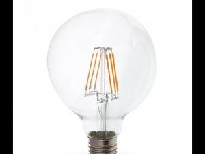Bec LED Filament,10 w,E27,lumina calda,bulb sticla G125