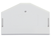 End and intermediate plate; 2.5 mm thick; light gray