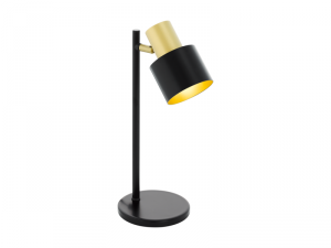 Lampa de masa FIUMARA negru, gold 220-240V,50/60Hz