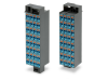 Matrix patchboard; 32-pole; plain; color of modules: blue; for 19"