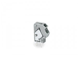 Stackable 2-conductor PCB terminal block; 0.75 mmA&sup2;; Pin spacing 5/5.08 mm; 1-pole; PUSH WIREA&reg;; 0,75 mmA&sup2;; light green