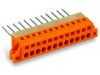 Feedthrough terminal block; plate thickness: 1.5 mm; 2.5 mma&sup2;;