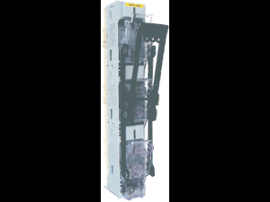 Separator vertical tripolar tip rigla, 1 maneta  3P/NH 2,max 400A