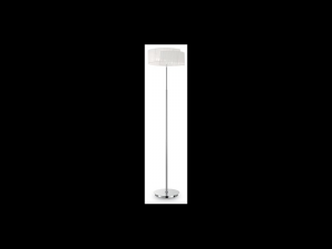 Lampa de podea Nastrino, 2 becuri, dulie E14, D:410 mm, H:1560 mm, Alb