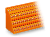 Quadruple-deck PCB terminal block; 2.5 mmA&sup2;; Pin spacing 5.08 mm; 4 x 6-pole; CAGE CLAMPA&reg;; 2,50 mmA&sup2;; orange