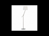 Lampa de podea regol, 1 bec, dulie e27, d:320 mm, h:1630 mm, crom