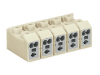 Power supply connector; white