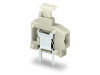 Stackable PCB terminal block; push-button; 1.5 mmA&sup2;; Pin spacing 3.96 mm; 1-pole; Push-in CAGE CLAMPA&reg;; 1,50 mmA&sup2;; light gray