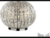 Veioza Calypso cu abajur sferic si decoratiuni de cristal 3x60W