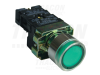Buton verde, iluminat, bec glim NYGBW33Z 1A&#151;NO, 3A/400V AC, 230V, IP42
