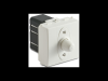 Dimmer pentru sarcina rezistiva, 2 module, cu buton comutator, compatibile cu filtru RFI, 100-500W/230V~ AC, alb