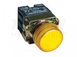 Lampa de semnalizare, galbena,cu rezistor, NYGBV75S 3A/230V AC, IP42, NYGI130