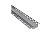 Profil aluminiu ST rigips pentru banda LED & accesorii dispersor mat - L:2m