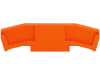End and intermediate plate; 5 mm thick; orange