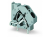 Stackable PCB terminal block; 6 mmA&sup2;; Pin spacing 7.5 mm; 1-pole; CAGE CLAMPA&reg;; commoning option; 6,00 mmA&sup2;; light gray