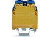 4-conductor ground terminal block; 35 mmA&sup2;; with contact to DIN rail; only for DIN 35 x 15 rail; copper; SCREW CLAMP CONNECTION; 35,00 mmA&sup2;; green-yellow/blue