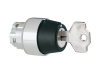 Selector cu cheie, A&#152;22MM 8LM METAL SERIES, 3 Pozitii, 1 - 0 - 2 WITH DIFFERENT KEY CODE. WITHDRAL AT 1