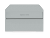 End and intermediate plate; 4 mm thick; gray