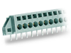 PCB terminal block; 2.5 mmA&sup2;; Pin spacing 5 mm; 10-pole; CAGE CLAMPA&reg;; clamping collar; 2,50 mmA&sup2;; gray