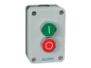 BUTON CU ARC DE REVENIRE BP213 1NO;1NC IP65 1 ROSU, 1 VERDE