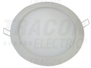 Corp de iluminat incorporabil,cu LED-uri, rotund, alb LED-DL-18NW 220-240 VAC; 18 W; 1300 lm; D=225 mm, 4000 K; IP40, EEI=A