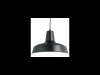 Pendul moby, 1 bec, dulie e27, d:400 mm, h:400/1300 mm, negru
