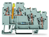 3-conductor actuator supply terminal block; LED (yellow); for NPN-(low-side) switching actuators; 2.5 mmA&sup2;; CAGE CLAMPA&reg;; 2,50 mmA&sup2;; gray