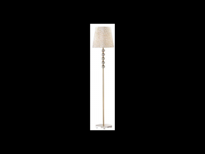 Lampa de podea Queen, 1 bec, dulie E27, D:350 mm, H:1575 mm, Auriu