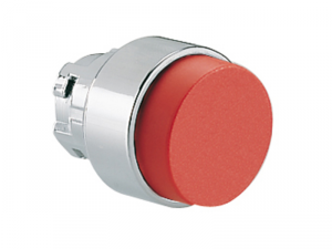 PUSH-PUSH BUTTON ACTUATOR, A&#152;22MM 8LM METAL SERIES, EXTENDED, RED