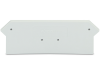 End and intermediate plate; 2.5 mm thick; light gray