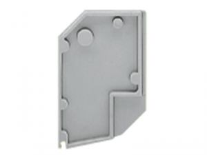 End plate; gray