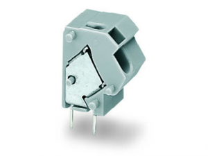 Stackable PCB terminal block; 2.5 mmA&sup2;; Pin spacing 10/10.16 mm; 1-pole; PUSH WIREA&reg;; 2,50 mmA&sup2;; light green