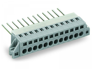Feedthrough terminal block; Plate thickness: 1.5 mm; 2.5 mmA&sup2;; Pin spacing 5 mm; 7-pole; CAGE CLAMPA&reg;; 2,50 mmA&sup2;; gray