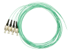 Pigtail fc, 50/125a&micro;m om3, 2m,