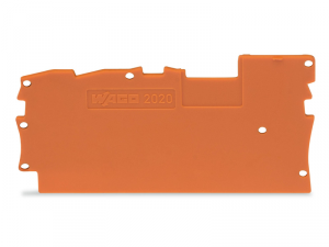 End and intermediate plate; orange