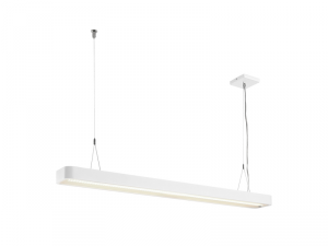 Lampa suspendata, lustra Worklight PLUS pandantiv, alb interior pandantiv cu LED-uri de lumina alba 4000K,