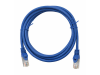 Patchcablu cat.6 ecranat rj45 albastru 1m