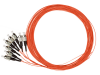 Pigtail FC, 62,5/125A&micro;m OM1, 2.0m, Easy Strip, Orange,4buc