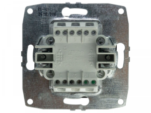 Mecanism Intrerupator simplu cu LED, ingropat/ST, FUME