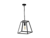 Lampa suspendata amesbury 1 negru 220-240v,50/60hz