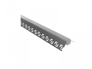 Profil aluminiu rigips colt extern pentru banda LED & accesorii profil colt extern - L:2m W:50mm h:22mm