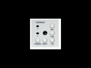Unitate de control audio pentru 2 surse sunet stereo,  alb, TUTONDO