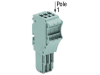 1-conductor female plug; 1.5 mma&sup2;; 7-pole; 1,50 mma&sup2;; gray