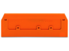 End and intermediate plate; 2.5 mm thick; orange