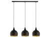 Lampa suspendata roccaforte negru, gold 220-240v,50/60hz