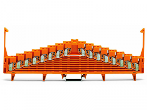 8-level same potential terminal block; for 35 x 7.5 mounting rail; 1,50 mmA&sup2;; orange