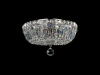 Candelabru diamant crystal basfor 3 becuri dulie e14, 230v,d.30cm,