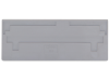 Separator plate; 2 mm thick; oversized; gray