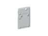 End plate; snap-fit type; 1.5 mm thick; gray